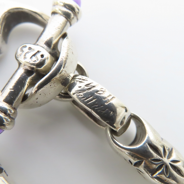 実際に弊社で買取させて頂いた【証明書付き】BILL WALL LEATHER/BWL/ビルウォールレザー B417:Mid Star Bracelet/ミッドスターブレスレットの画像 3枚目