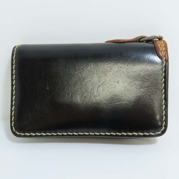 実際に弊社で買取させて頂いたTHE FLAT HEAD/フラットヘッド コードバン コンチョ付き 財布/ウォレットの画像 1枚目