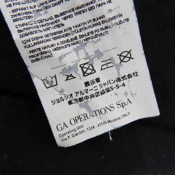 実際に弊社で買取させて頂いた【JPタグ】EA7 EMPORIO ARMANI/イーエーセブン エンポリオ アルマーニ 半袖 Tシャツ/カットソー/XXLの画像 4枚目