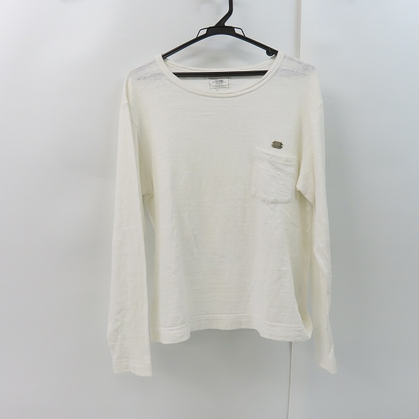 実際に弊社で買取させて頂いたTHE CRIMIE/クライミー コットン 長袖Tシャツ/カットソー ホワイト/L
