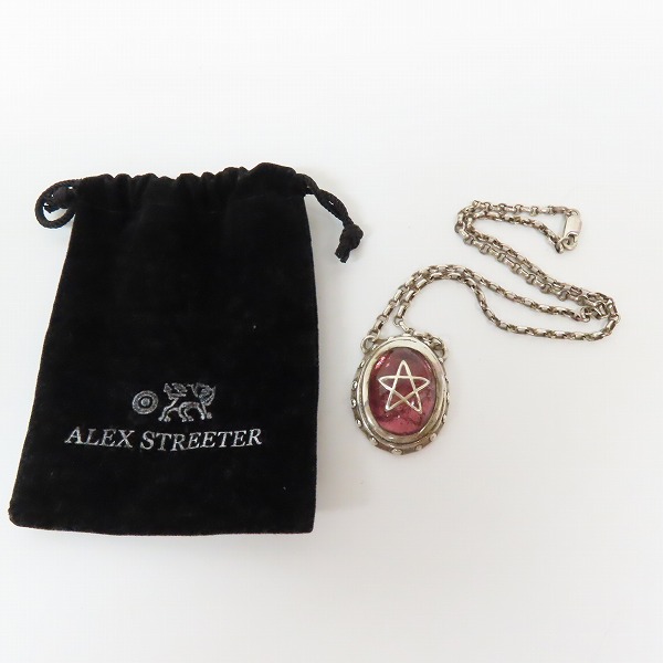 実際に弊社で買取させて頂いたALEX STEETER/アレックスストリーター エンジェルハートネックレス/ペンダント 名古屋パープルの画像 7枚目