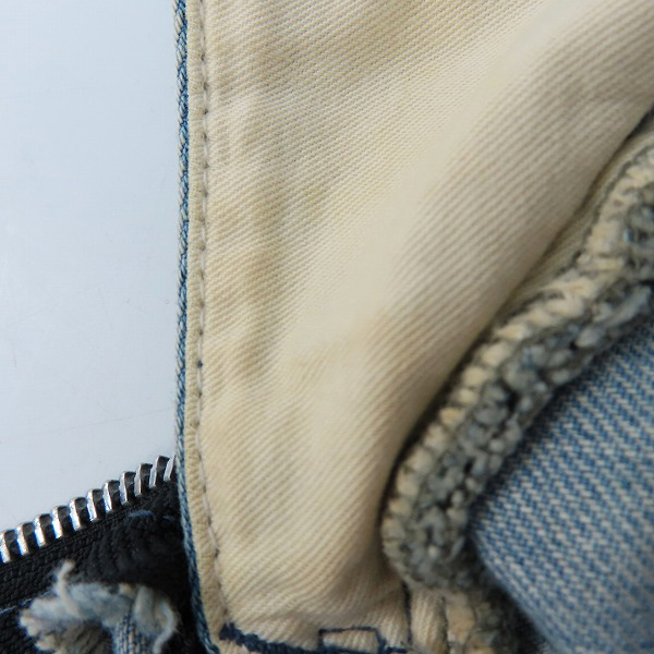 実際に弊社で買取させて頂いたNO ID/ノーアイディー  ストレッチデニム Ｄポケットライダース スキニーパンツ/842035-575P 3の画像 8枚目