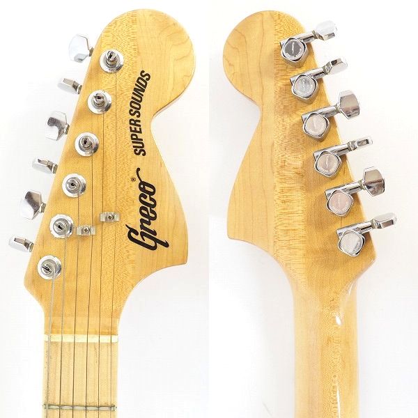 実際に弊社で買取させて頂いた★Greco/グレコ SUPER SOUNDS テレキャスターデラックスType 1976年製 エレキギター ハードケース付 の画像 2枚目