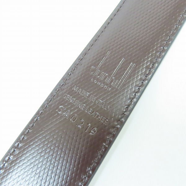 実際に弊社で買取させて頂いたdunhill/ダンヒル ピンバックル レザーベルトの画像 1枚目