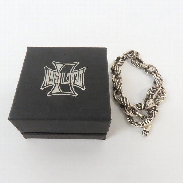 実際に弊社で買取させて頂いたDEAL DESIGN/ディールデザイン イーグルヘッド チェーン ブレスレットの画像 8枚目