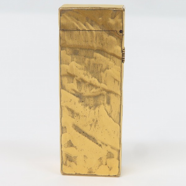 実際に弊社で買取させて頂いたdunhill/ダンヒル サイドローラー ガスライター ゴールドの画像 1枚目