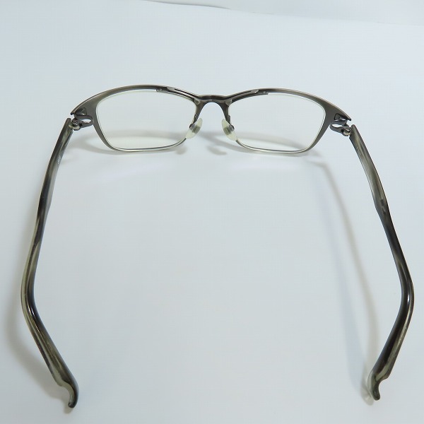 実際に弊社で買取させて頂いた999.9/フォーナインズ レンズ度入り フルリム メガネフレーム/眼鏡/アイウェア S-823Tの画像 3枚目