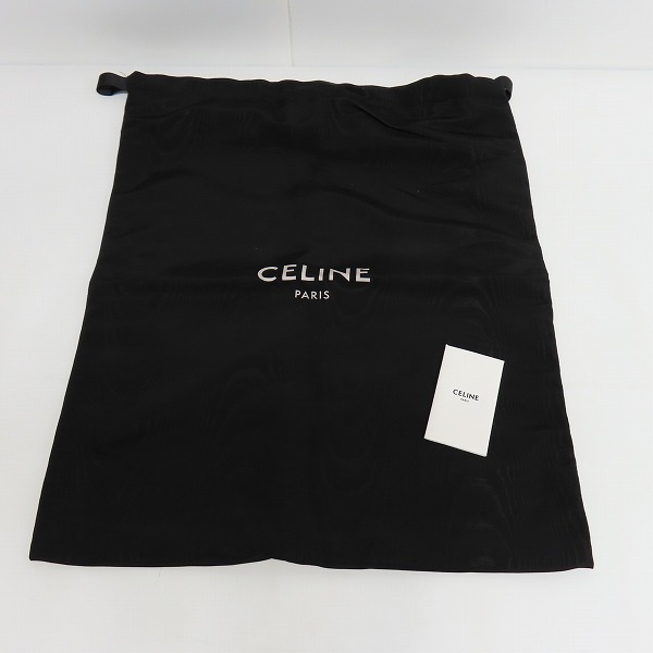 実際に弊社で買取させて頂いたCELINE/セリーヌ ミディアム バイカーバックパック/リュック チェーン付き 矢印柄 の画像 8枚目
