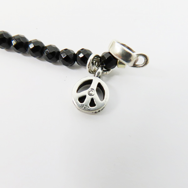 実際に弊社で買取させて頂いた【ギャラ付】Bill Wall Leather/ビルウォールレザー マルチリングストーンブレスレット スモールオニキスの画像 2枚目