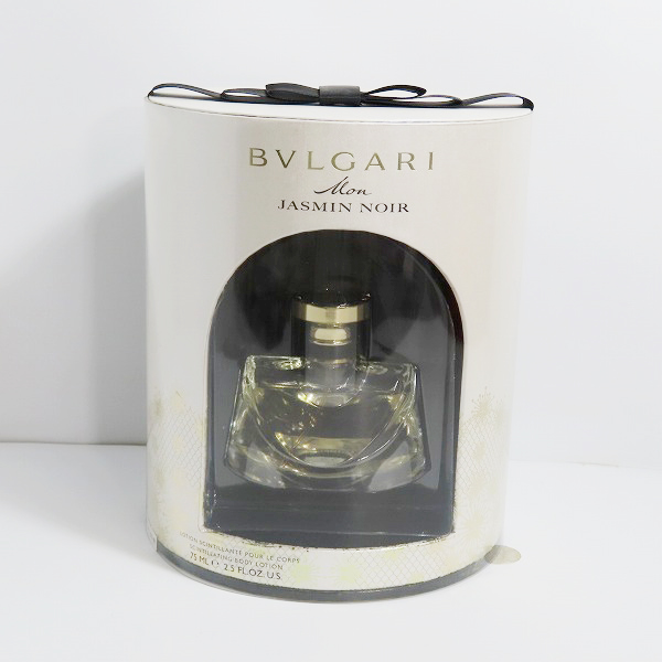 実際に弊社で買取させて頂いたBVLGARI/ブルガリ JASMIN NOIR オードパルファム/シンティレイティングボディミルク/バス&シャワージェル 3点セットの画像 9枚目