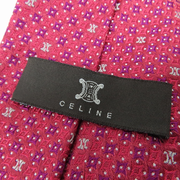 実際に弊社で買取させて頂いたCELINE/セリーヌ マカダム ネクタイ 2点セットの画像 5枚目