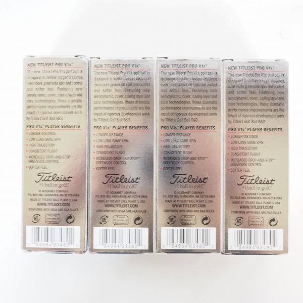 実際に弊社で買取させて頂いた【未使用】Titleist/タイトリスト PRO V1x ゴルフボール ホワイト 1ダースの画像 2枚目