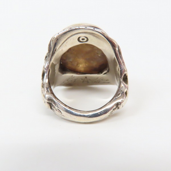 実際に弊社で買取させて頂いた【ギャラ付・カスタム】ALEX STEETER/アレックスストリーター 2012年限定 エンジェルハートリング アメジスト スター/15号の画像 2枚目