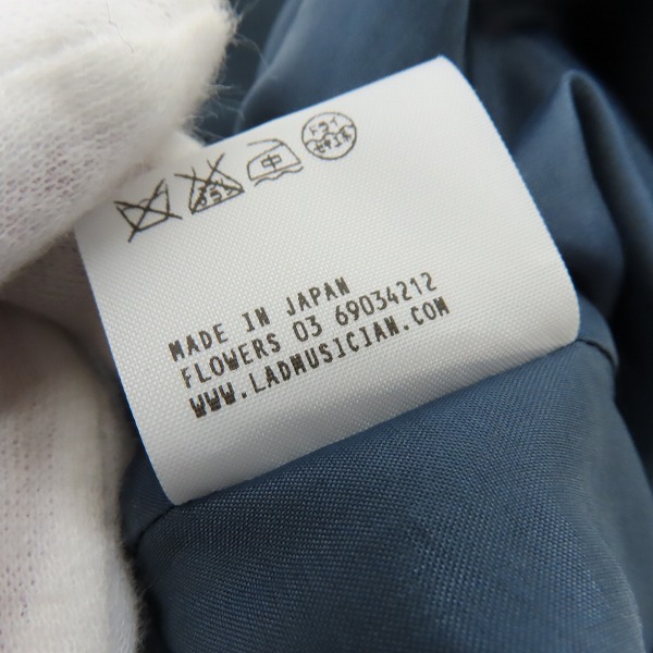 実際に弊社で買取させて頂いたLAD MUSICIAN/ラッドミュージシャン ライダース ジャケット 2113-359/42の画像 4枚目