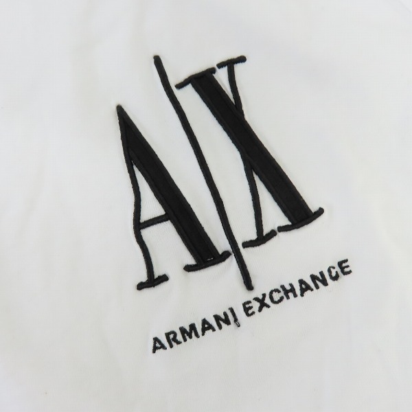 実際に弊社で買取させて頂いた【JPタグ】A/X ARMANI EXCHANGE/アルマーニ エクスチェンジ ロゴ Tシャツ/カットソー ホワイト/Lの画像 6枚目