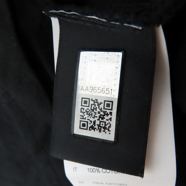 実際に弊社で買取させて頂いた【JPタグ】HYDROGEN/ハイドロゲン スカル装飾 Tシャツ/Lの画像 5枚目