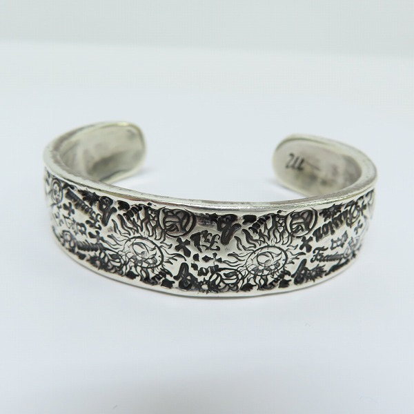 実際に弊社で買取させて頂いたBill Wall Leather/ビルウォールレザー グラフィティバングル ブレスレットの画像 1枚目