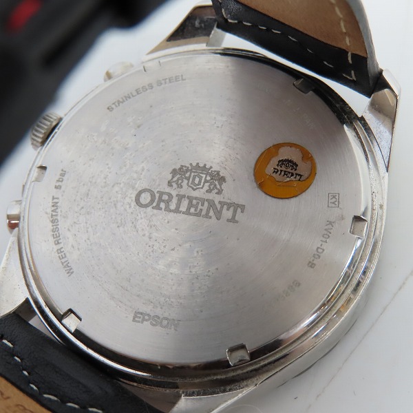 実際に弊社で買取させて頂いたORIENT/オリエント EPSON エプソン クオーツ 腕時計 KV01-D0-Bの画像 3枚目