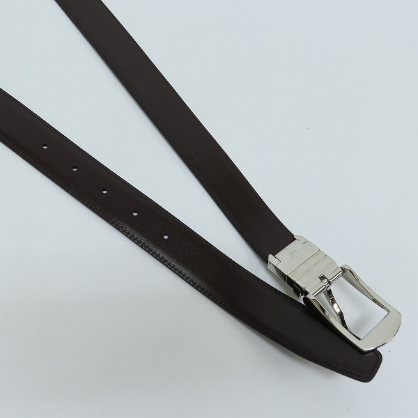 実際に弊社で買取させて頂いたdunhill/ダンヒル ピンバックル レザーベルトの画像 3枚目