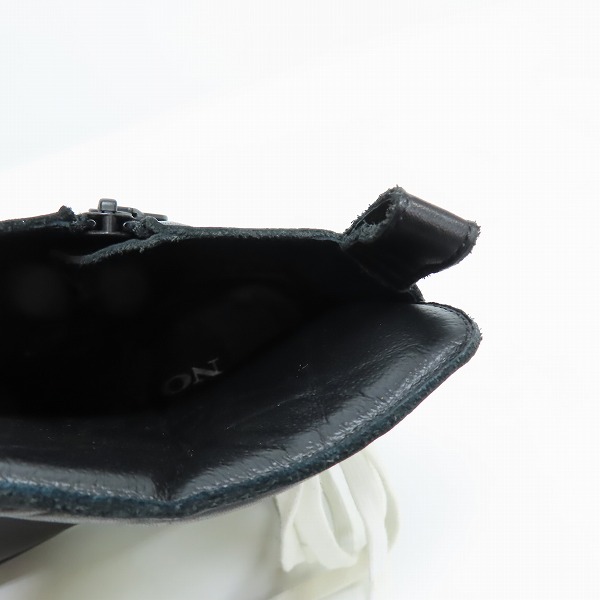 実際に弊社で買取させて頂いたNO ID./ノーアイディー サイドジップ ハイスニーカー 448208-586F/42の画像 4枚目