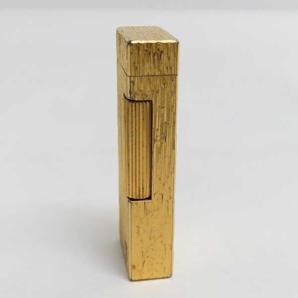 実際に弊社で買取させて頂いたdunhill/ダンヒル サイドローラー ガスライター ゴールドカラーの画像 3枚目