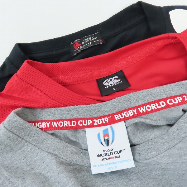 実際に弊社で買取させて頂いたCANTERBURY/カンタベリー ラグビー日本代表Tシャツ 3点セットの画像 2枚目