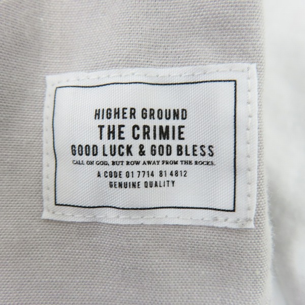 実際に弊社で買取させて頂いたTHE CRIMIE/クライミー バックプリント スナップボタン 長袖シャツ/Mの画像 4枚目