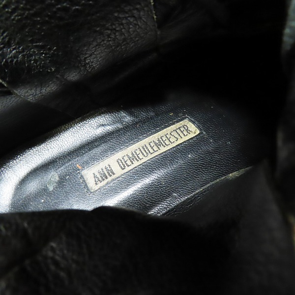 実際に弊社で買取させて頂いたANN DEMEULEMEESTER/アンドゥムルメステール 多重ジップ レースアップ ブーツ 36の画像 6枚目