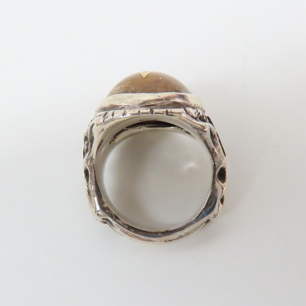 実際に弊社で買取させて頂いた【ギャラ付・カスタム】ALEX STEETER/アレックスストリーター 2012年限定 エンジェルハートリング アメジスト スター/15号の画像 4枚目