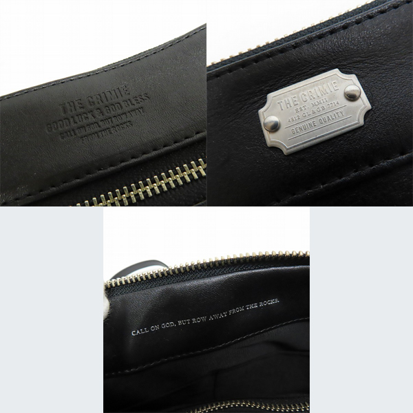実際に弊社で買取させて頂いたTHE CRIMIE/クライミー レザー ショルダーバッグ/サコッシュの画像 6枚目