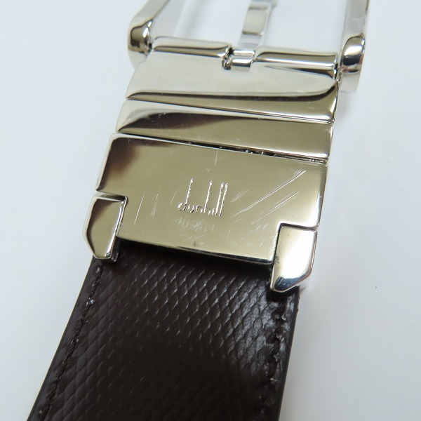 実際に弊社で買取させて頂いたdunhill/ダンヒル ピンバックル レザーベルトの画像 4枚目