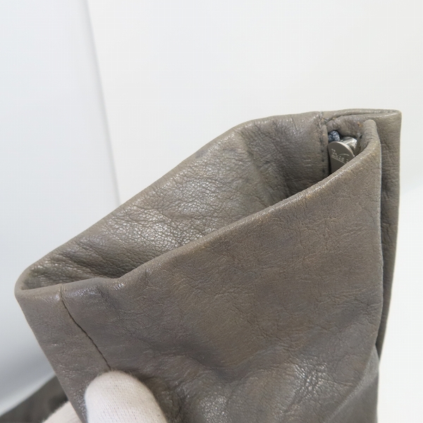 実際に弊社で買取させて頂いたNO ID./ノーアイディー ラムハーフベジタブルハイカラーチェスターコート 441030-384L/2の画像 6枚目