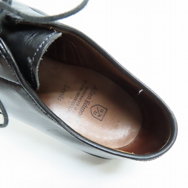 実際に弊社で買取させて頂いたALLEN EDMONDS/アレンエドモンズ LEEDS/リーズ プレーントゥ シューズ 9521/7Dの画像 4枚目