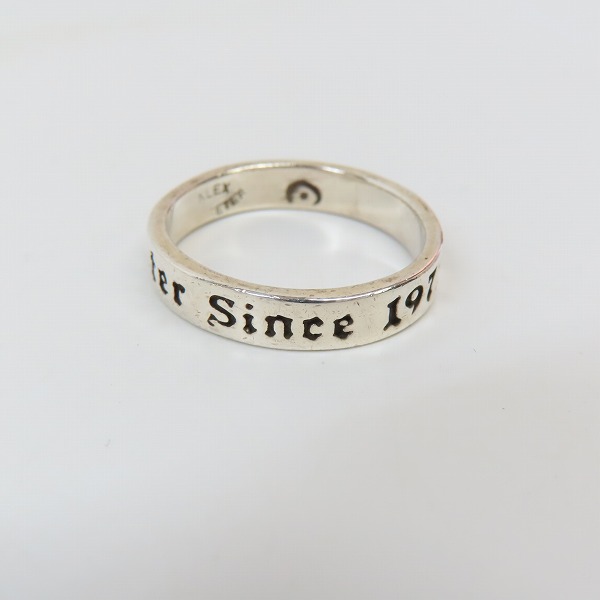 実際に弊社で買取させて頂いたALEX STREETER/アレックスストリーター 1971 スペーサーリング/16.5号の画像 1枚目