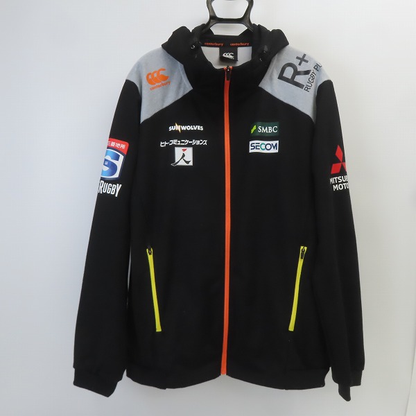 実際に弊社で買取させて頂いたCANTERBURY/カンタベリー ラグビー サンウルブズ 2020年選手着用モデル トレーニングスウェットジャケット /R40024SR/3L