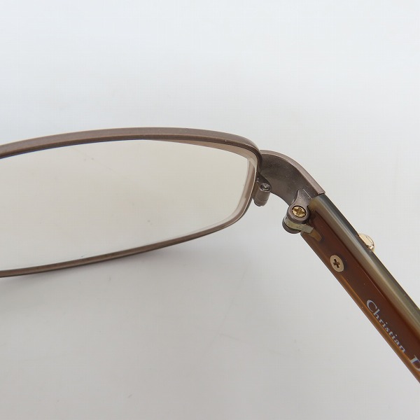 実際に弊社で買取させて頂いたChristian Dior/クリスチャンディオール メガネフレーム 眼鏡 CD-7688Jの画像 5枚目