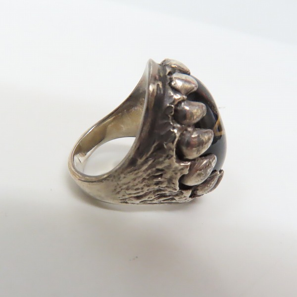 実際に弊社で買取させて頂いたALEX STEETER/アレックスストリーター ドラゴントゥース リング 名古屋パープル/14.5-15号の画像 4枚目