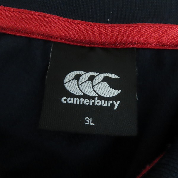 実際に弊社で買取させて頂いたCANTERBURY/カンタベリー ブリティッシュ＆アイリッシュ・ライオンズ ウィンガーポロ /RA31272/3Lの画像 2枚目