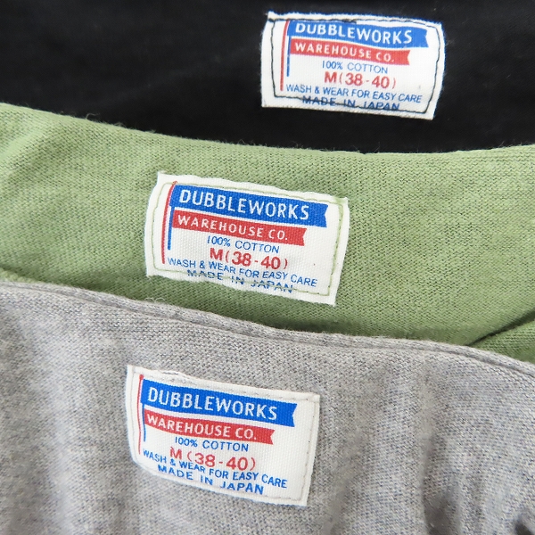 実際に弊社で買取させて頂いたDUBBLEWORKS/ダブルワークス プリント Tシャツ/カットソー/3点セットの画像 2枚目