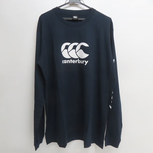 実際に弊社で買取させて頂いたCANTERBURY/カンタベリー ロゴプリント 長袖Tシャツ/RA40085/3L