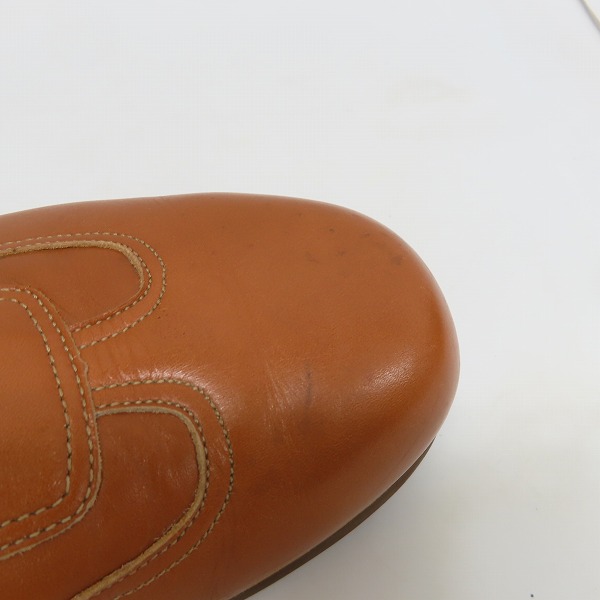 実際に弊社で買取させて頂いたBURBERRY/バーバリー レザー シューズ スニーカー BU1340/24.0の画像 6枚目