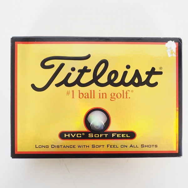 実際に弊社で買取させて頂いた【未使用】Titleist/タイトリスト HVC SOFT FEEL ゴルフボール ホワイト 1ダースの画像 2枚目