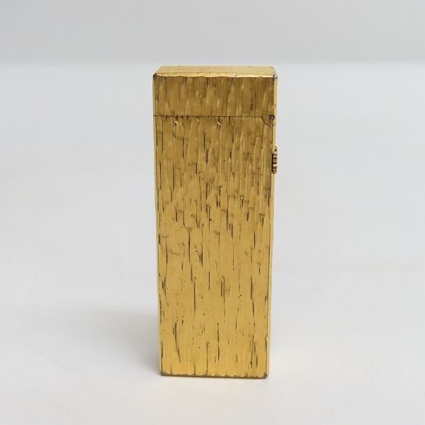 実際に弊社で買取させて頂いたdunhill/ダンヒル サイドローラー ガスライター ゴールドカラーの画像 1枚目