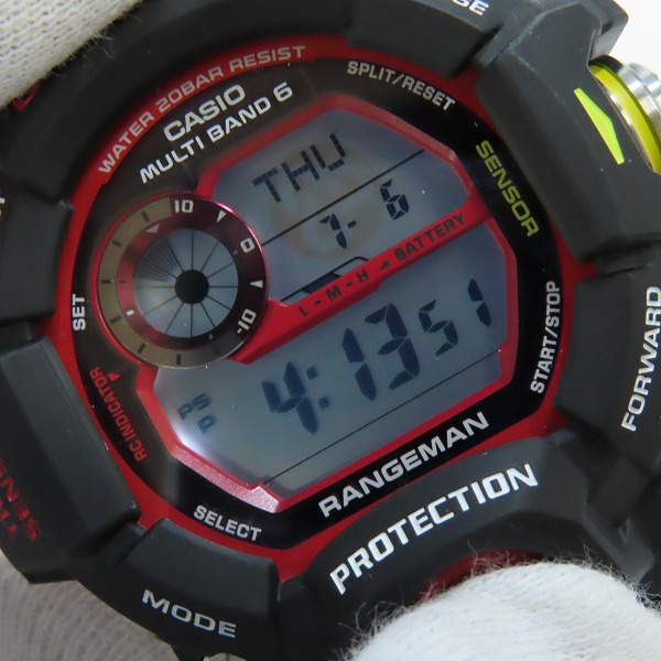 実際に弊社で買取させて頂いたG-SHOCK/Gショック 仙台/神戸消防局 緊急消防援助隊コラボレーションモデル タフソーラー GW-9400NFST-1AJRの画像 5枚目