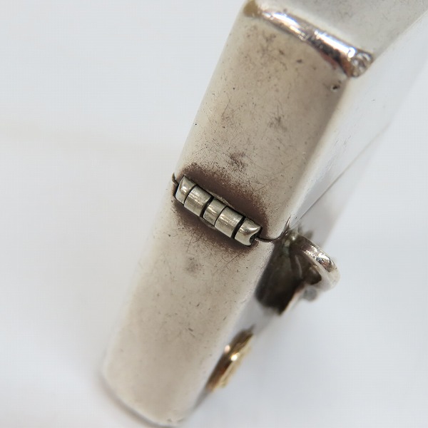 実際に弊社で買取させて頂いたZIPPO /ジッポー FIRST ARROWS/ファーストアローズ STERLING フェザーメタル貼り 2008年製の画像 3枚目