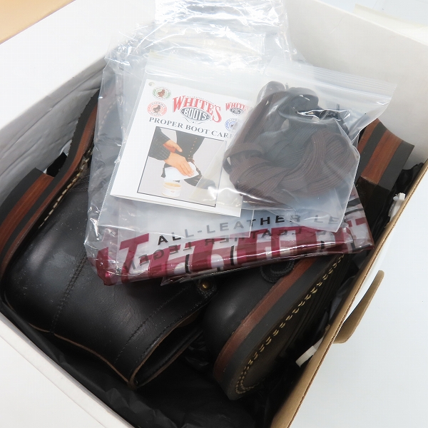 実際に弊社で買取させて頂いたWHITE'S BOOTS/ホワイツブーツ SEMI DRESS STRAIGHT TIP セミドレス ストレートチップ レースアップブーツ 2332C/7.5Eの画像 7枚目