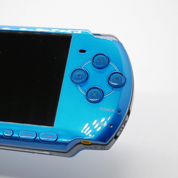 実際に弊社で買取させて頂いたSONY/ソニー PlayStation Portable/PSP/プレイステーションポータブル 本体 PSP-3000 バイブラント・ブルー【簡易動作確認済】 の画像 2枚目