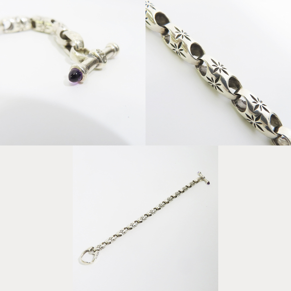 実際に弊社で買取させて頂いた【証明書付き】BILL WALL LEATHER/BWL/ビルウォールレザー B417:Mid Star Bracelet/ミッドスターブレスレットの画像 5枚目