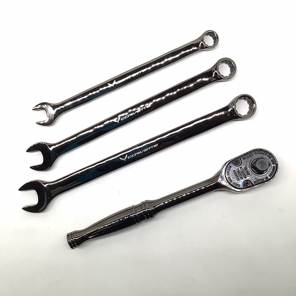 実際に弊社で買取させて頂いたSnap-On/スナップオン CORVETTE/コルベット レンチ ソケット ラチェットハンドル アルミ工具箱 セットの画像 5枚目