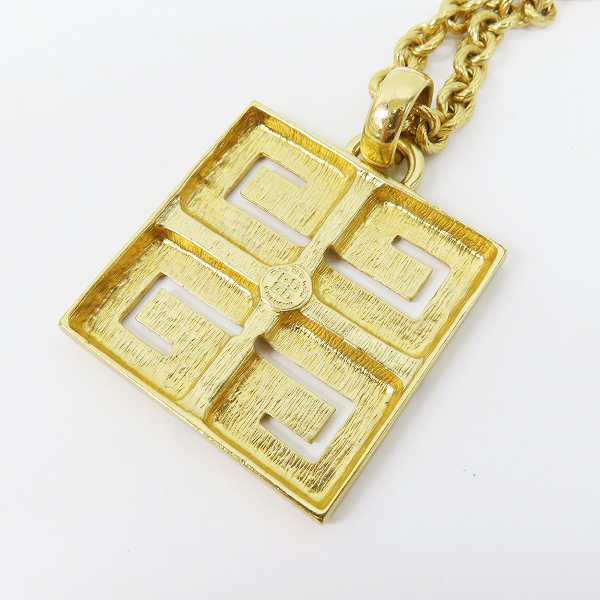 実際に弊社で買取させて頂いたGIVENCHY/ジバンシイ 4Gロゴ チェーンネックレスの画像 2枚目